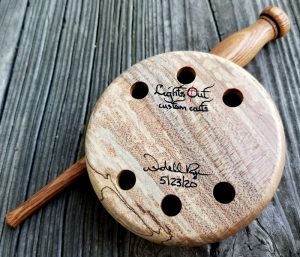 Slate Spalted Maple Lights Out Custom Calls Turkey Calls